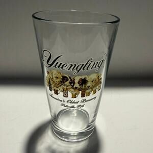 Vintage Yuengling Brewery Dogs 16oz Beer Pint Glas